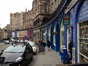 The Royal Mile in Edinburgh.